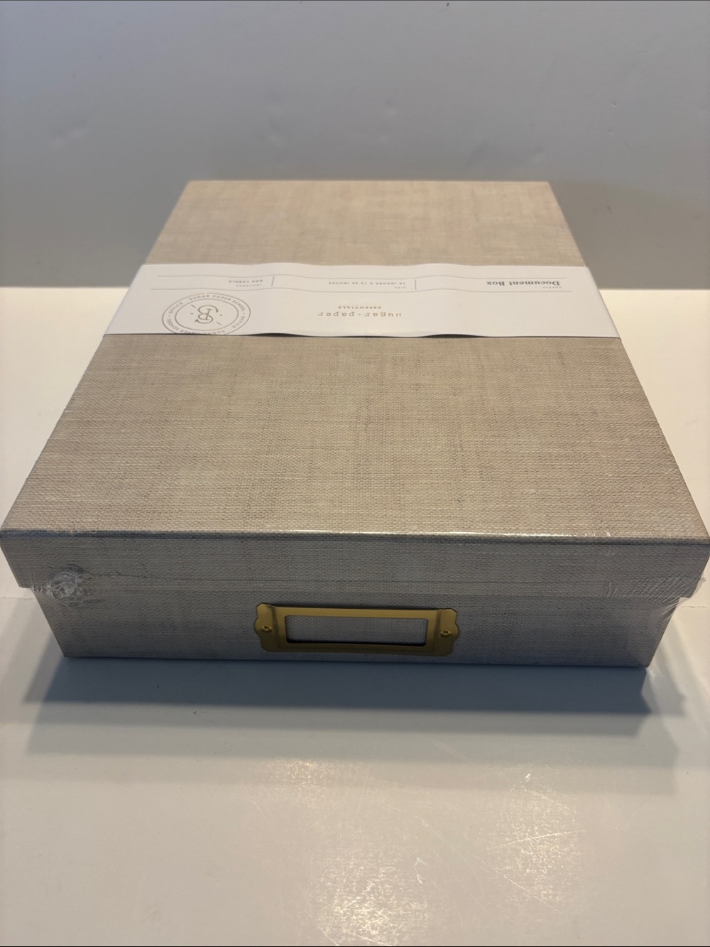 Sugar Paper Document Box with Box Labels - Picture 12 of 16